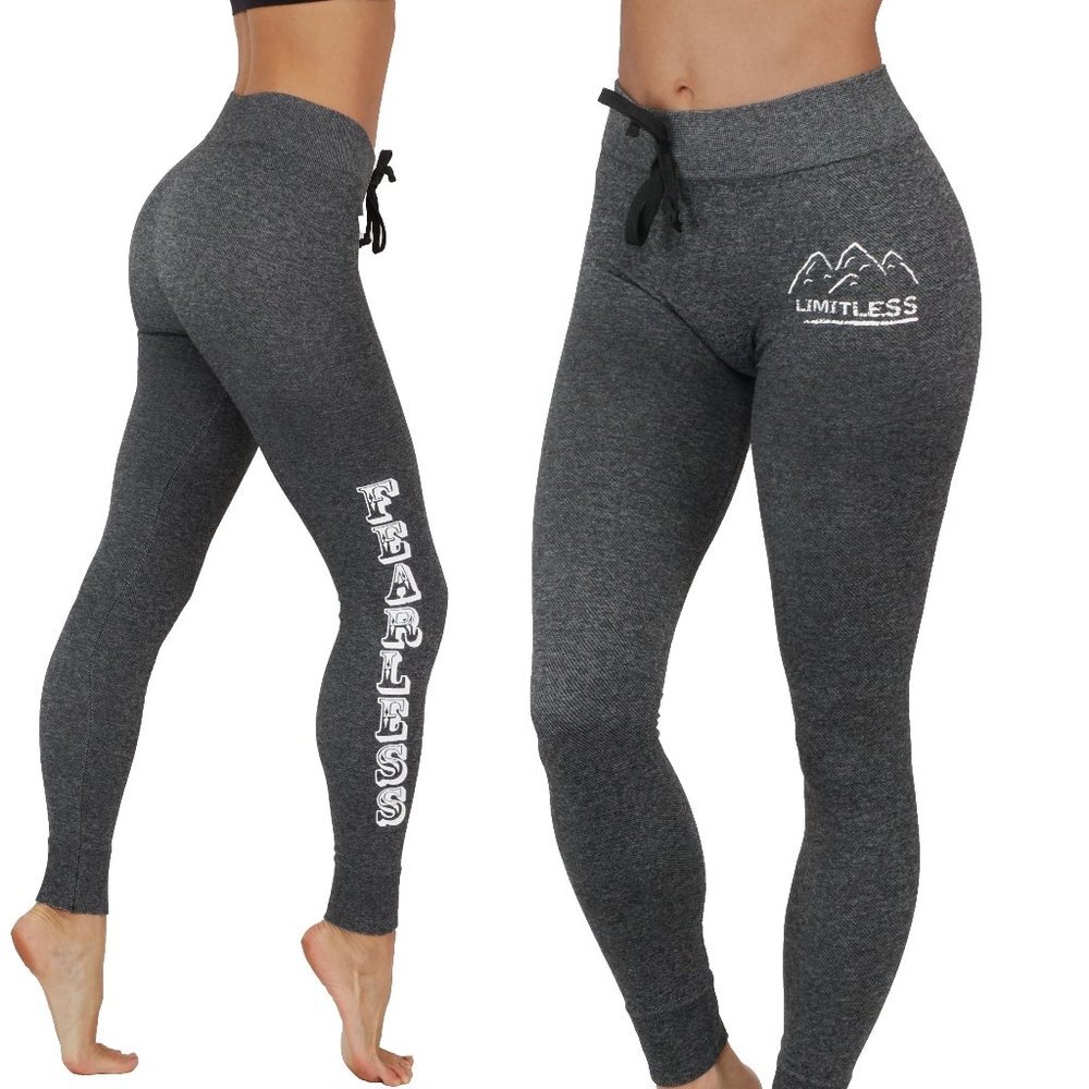 High quality Knit French Terry Seamless Leggings - Picture 1 of 6